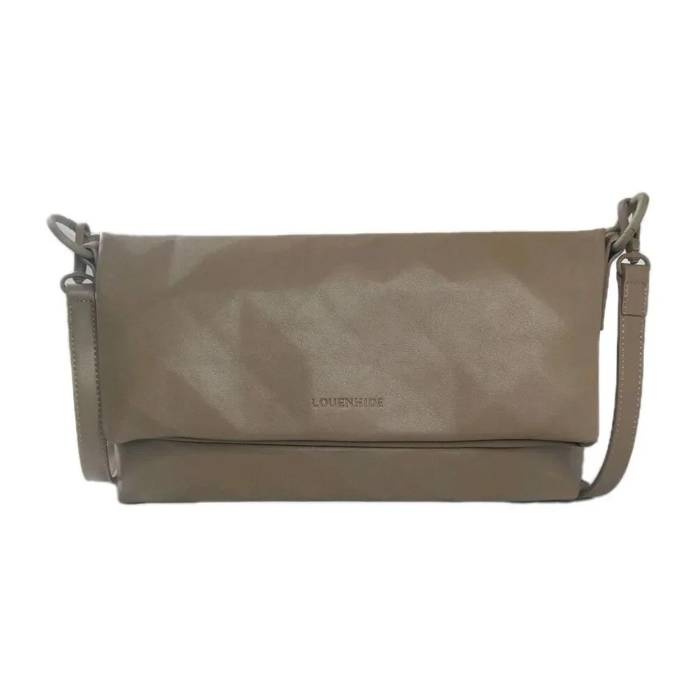 Louenhide Marley Shoulder Bag Taupe Brown Vegan Leather